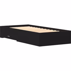 Ce cadre de lit de rangement rustique combine parfaitement style et praticité pour ta chambre. Il est fait pour la vie modern ...