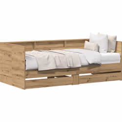 Ce lit de jour en chêne artisanal est à la fois élégant et pratique, parfait pour toute chambre ou pour vos invités. Fabriqué ...