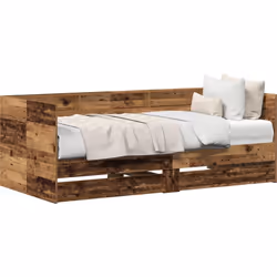 Le Lit de Jour Moderne de vidaXL est une pièce stylée et multifonctionnelle. Idéal pour toute chambre ou chambre d'amis. Fabr ...