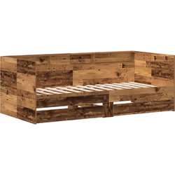 Ce canapé rustique est un meuble à la fois joli et utile, idéal pour les chambres ou les espaces d'invités. Fabriqué en bois  ...