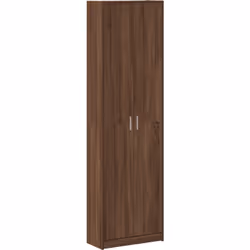Cette armoire allie styles modernes et utilité, parfaite pour toute chambre, bureau ou salon. Avec sa finition chêne marron é ...