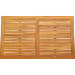 Plateau de table 120x70x2,2 cm en teck massif vidaXL