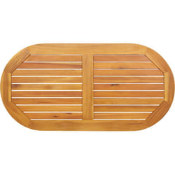 Plateau de table 110x55x2,2 cm Ovale en Bois Massif d'Acacia Vidaxl