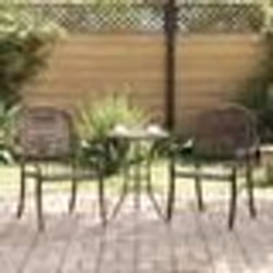 Chaises de jardin vidaXL 2 pcs Aluminium moulé bronze