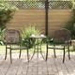 Chaises de jardin vidaXL 2 pcs Aluminium moulé bronze