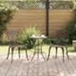 Chaises de jardin vidaXL 2 pcs en alu bronze