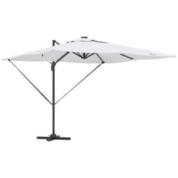 Vidaxl - Parasol Couleur sable 286 x 285 x 270 cm Aluminium