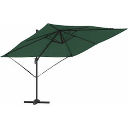 Parasol Roma Vert 286 x 285 x 265 cm Polyester et Aluminium vidaXL