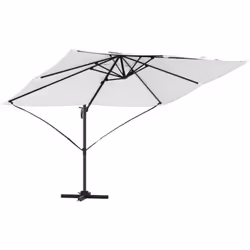 Ce grand parasol déporté est parfait pour ajouter confort et style en extérieur. Super pour les balcons ou les jardins, il t' ...
