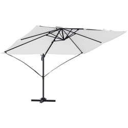 Parasol cantilever Roma de , couleur sable, dimensions 352x251x260 cm, en aluminium Vidaxl