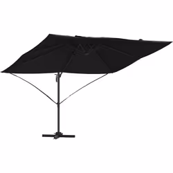 Ce grand parasol cantilever est parfait pour ajouter confort et style à tes espaces extérieurs. Il est top pour les balcons o ...