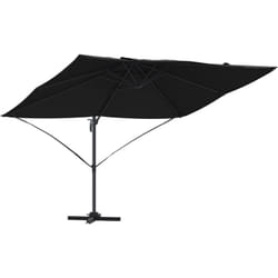 Parasol cantilever Roma noir 352x251x260 cm en alu Vidaxl