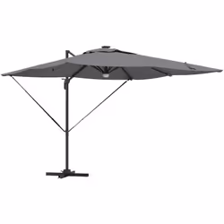 Le parasol Roma transforme n'importe quel jardin ou terrasse en un coin chill stylé. Avec son design moderne, il offre une su ...