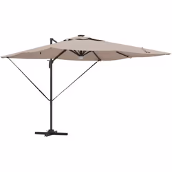 Le parasol Roma transforme n'importe quel jardin ou terrasse en un coin chill stylé. Avec son design moderne, il offre une su ...