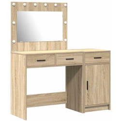 Vidaxl - Table De Toilette Avec Tiroir 2 Pcs Marron 40 X 41 X 75 Cm