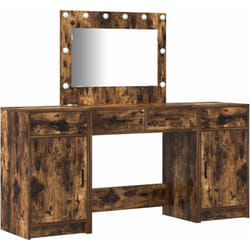 Table De Toilette Avec Tiroir 3 Pcs Marron 40 X 41 X 75 Cm Vidaxl