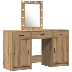 Vidaxl - Table de Toilette avec tiroir 3 pcs Marron 50 x 41 x 135 cm