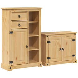 Vidaxl - Ensemble de meubles salle de bain 2 pcs Corona bois pin massif
