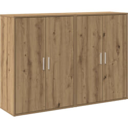 Vidaxl - Buffets 2 pcs Chêne artisanal 60x31x84 cm Bois d'ingénierie