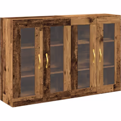 Cet Ensemble de Buffet et Vaisselier Marron Rustique combine style et fonctionnalité, c'est un must-have pour ta maison. Fait ...