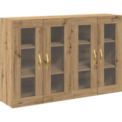 Armoires murales 2 pcs en chêne fait main 69,5 x 34 x 90 cm en bois reconstitué Vidaxl