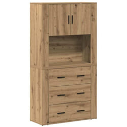 Vidaxl - Haut de buffet avec tiroir chêne artisanal 80 x 33 x 150 cm