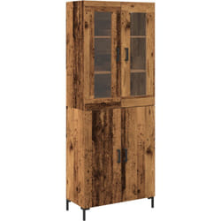 Buffet avec Cabinet Mur en Bois Ancien en Bois Aggloméré Vidaxl
