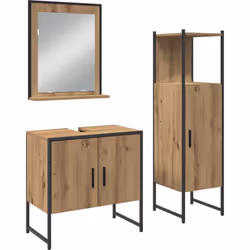 Ce Cabinet de Salle de Bain en Chêne Artisan allie style et praticité, donc c'est un super ajout à ta salle de bain. Avec son ...