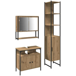 Vidaxl - Ensemble De Mobilier De Salle De Bain 3 Pcs Chêne Artisanal