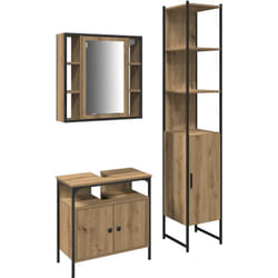 Vidaxl - Ensemble De Meubles De Salle De Bain 3 Pcs Chêne Artisanal