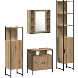 Vidaxl - Ensemble De Meubles De Salle De Bain 4 Pcs Chêne Artisanal