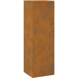 Vidaxl - Supports de plantes d'extérieur Colonne 2 pcs 24x24x75 cm Acier patiné