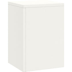 Supports de plantes d'extérieur Pillar 3 pcs Acier blanc vidaXL