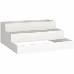 Cette jardinière en métal moderne est stylée et pratique, parfaite pour ceux qui aiment passer du temps dehors. Avec son desi ...