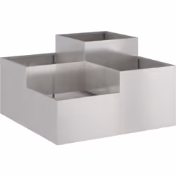Cette jardinière en métal rouillée est un super ajout à n'importe quel jardin extérieur, alliant fonctionnalité et design mod ...