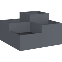 Vidaxl - Jardinier 100x100x48 cm Acier Anthracite