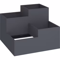 Cette jardinière en métal moderne est géniale pour donner un coup de frais à vos espaces extérieurs avec une approche stylée ...