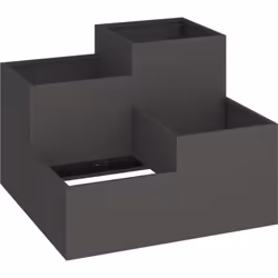 Cette Jardinière Carrée Moderne en Métal est impressionnante avec ses dimensions de 100 x 100 x 60 cm. Elle est idéale pour l ...