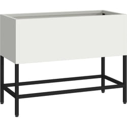 Vidaxl - Cultivateur de Jardin surélevé 60x26x45 cm Acier Blanc