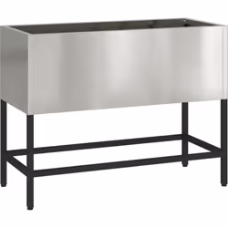 Ce pot rectangulaire en inox donne une touche moderne à votre balcon ou salon. Son look lisse et minimaliste met parfaitement ...