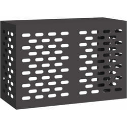 Housse de climatiseur Noir 90 x 40 x 60 cm Acier vidaXL