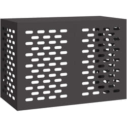 Housse de climatiseur Noir 100 x 50 x 70 cm Acier vidaXL