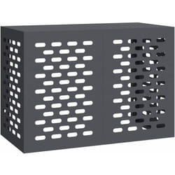 Housse de climatiseur Anthracite 100 x 50 x 70 cm Acier vidaXL