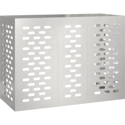 Housse de climatiseur 110x50x80 cm Acier inoxydable vidaXL