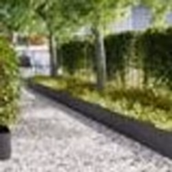 vidaXL Bordures de jardin 20 pcs Noir 100x0,5x30 cm Plastique