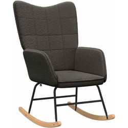 Vidaxl - Fauteuil relaxant Gris foncé 61 x 78 x 98 cm tissu