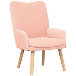 Fauteuil relaxant Rose 63 x 67 x 94 cm tissu Vidaxl