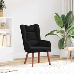 Fauteuil Relaxant Noir 63 X 67 X 94 Cm Velours Vidaxl