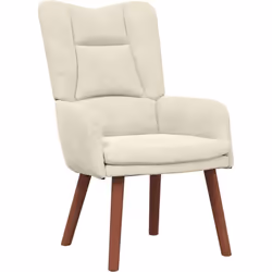Ce fauteuil crème est fait pour le confort, alliant style moderne et détente. Son look classe fait de lui un choix polyvalent ...