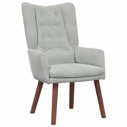 Ce fauteuil gris clair est une super combinaison de style et confort, bien adapté à tous les intérieurs. Son design chic et s ...